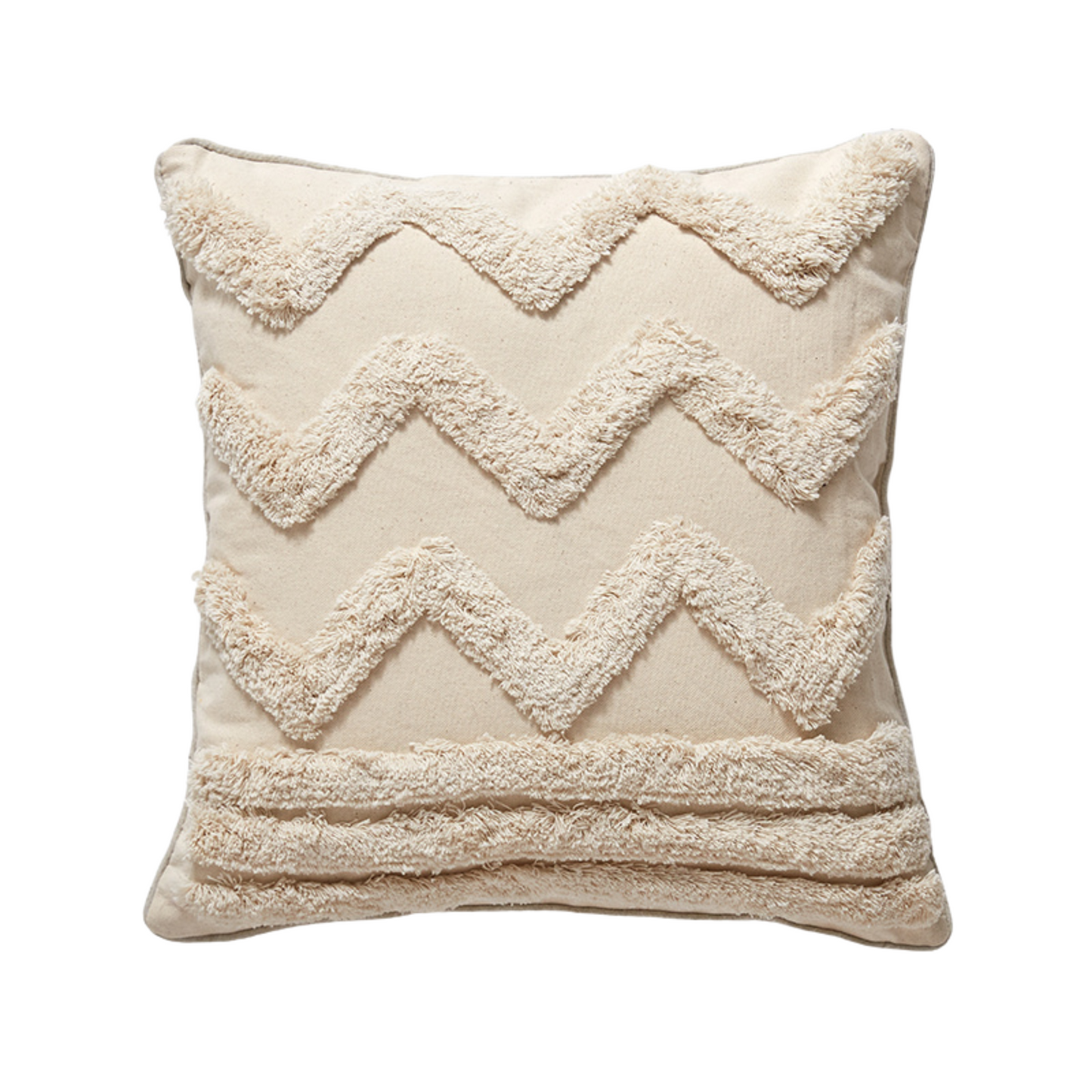 Bohemian Tufted Cotton Pillow Cover