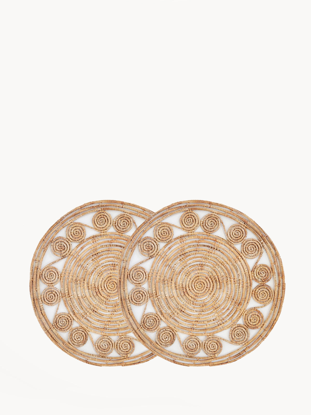 Terra Woven Palm Placemats (Set of 2)