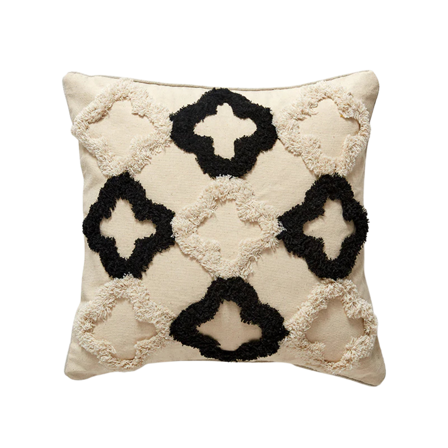 Bohemian Tufted Cotton Pillow Cover