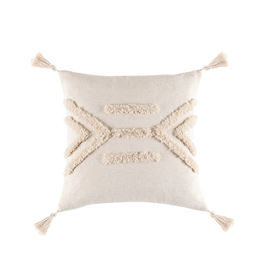 Geometric Tufted Pillow Cover