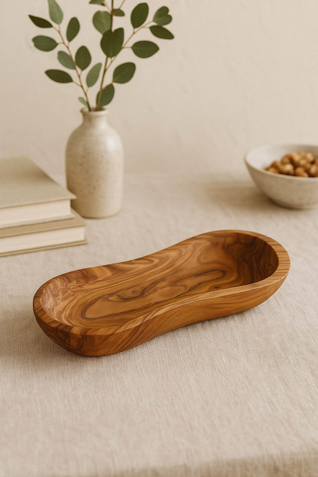 Hand-carved Mediterranean Drift Bowl