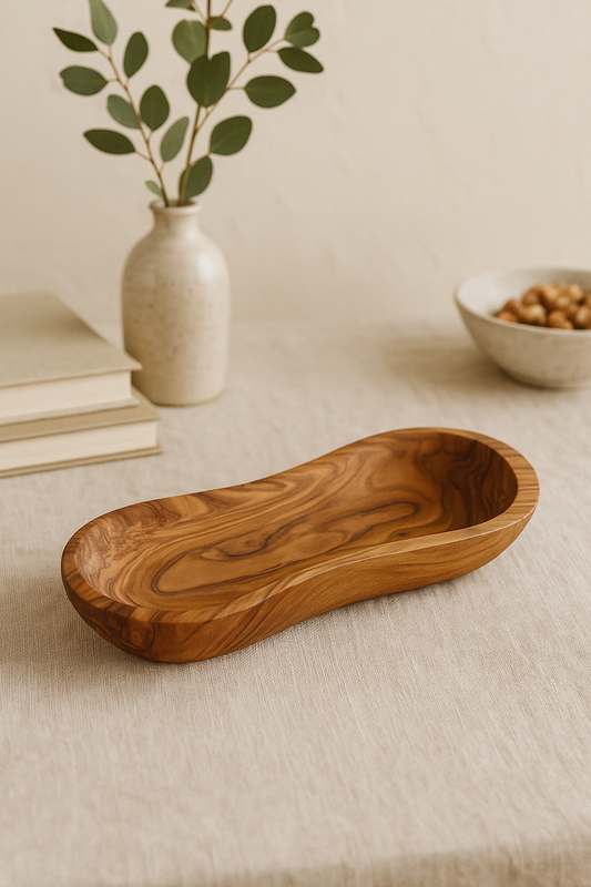 Hand-carved Mediterranean Drift Bowl